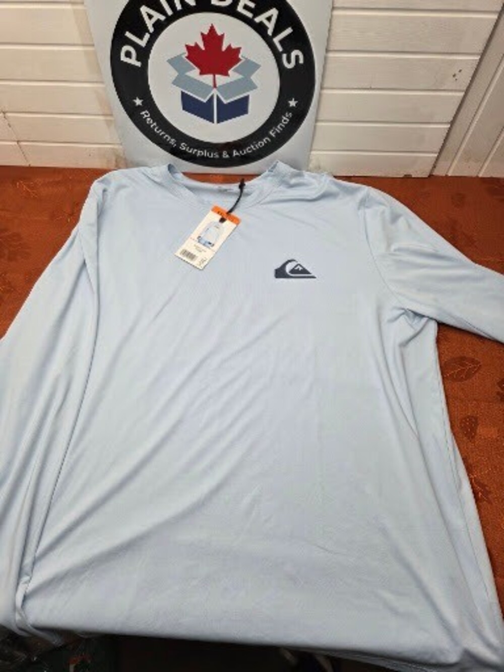 Quiksilver Men's Long Sleeve UPF Rashguard Surf Shirt XXL